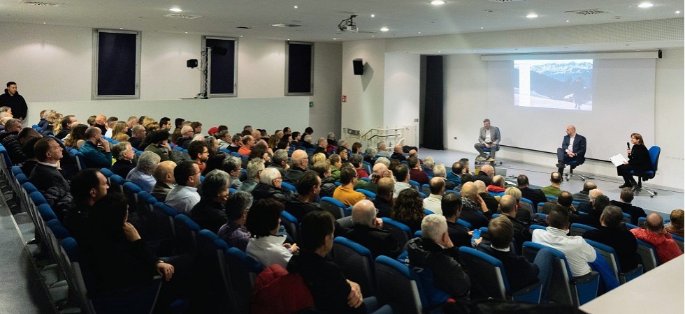 Il rilancio della Panarotta, l'esperto nella serata da sold out in Valsugana